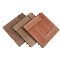 New Technology Deep 3D Embossing Anti Slip and Low Maintenance Waterproof Wood Plasict Compoeite DIY WPC Flooring Tile Outdoor